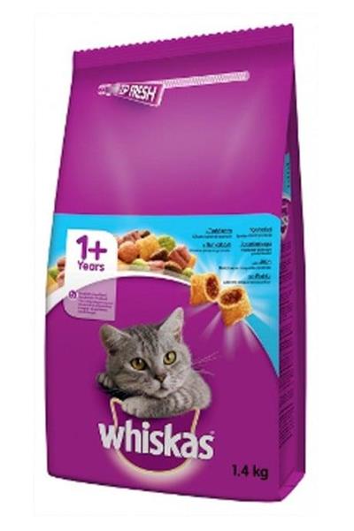 Whiskas Yetişkin Ton Balıklı Kedi Maması 1.4 Kg 