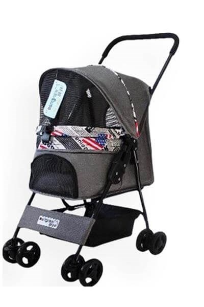 Zampa Showtime Kedi  Köpek Arabası 42x69.5x88cm GRİ