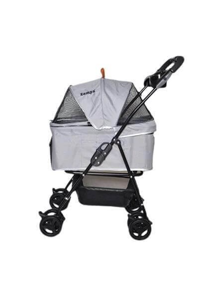 Zampa Verstappen Kedi Köpek Arabası 45x64x96cm GRİ