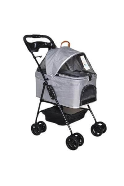 Zampa Verstappen Kedi Köpek Arabası 45x64x96cm GRİ