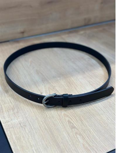 Gri Tokalı Kemer Siyah