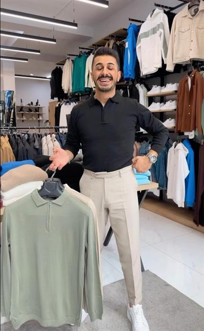 Polo Yaka Triko Siyah