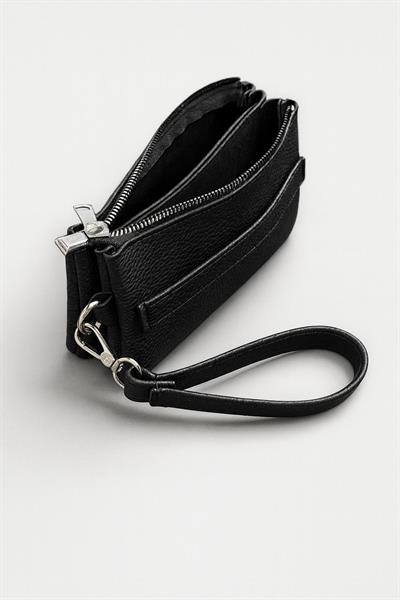 Kemerli El Çantası Siyah