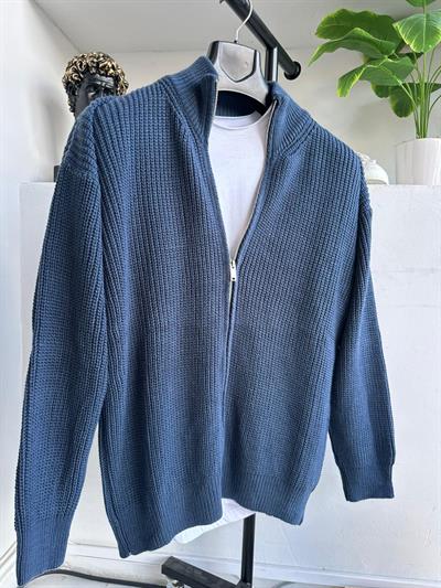 Örme Hırka Lacivert