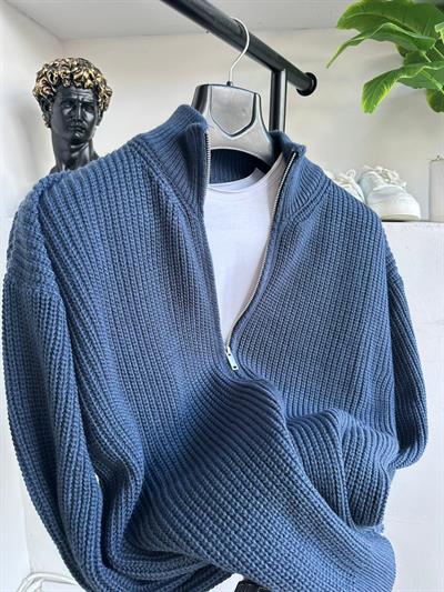 Örme Hırka Lacivert