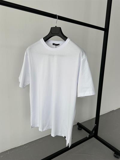 Pamuklu Tişört Beyaz