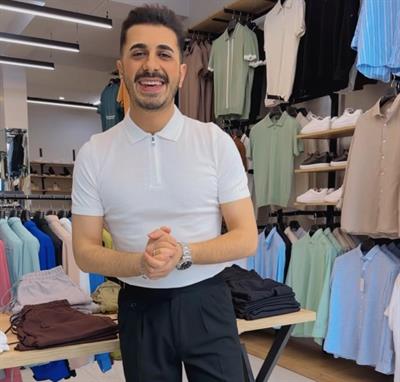 Fermuarlı Polo Yakalı Triko Tişört Beyaz