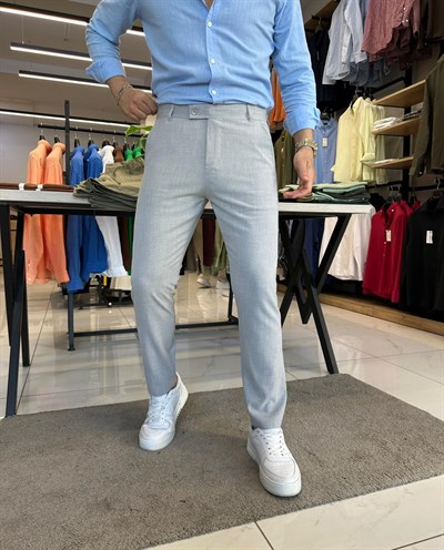 Slimfit Kumaş Pantolon Gri