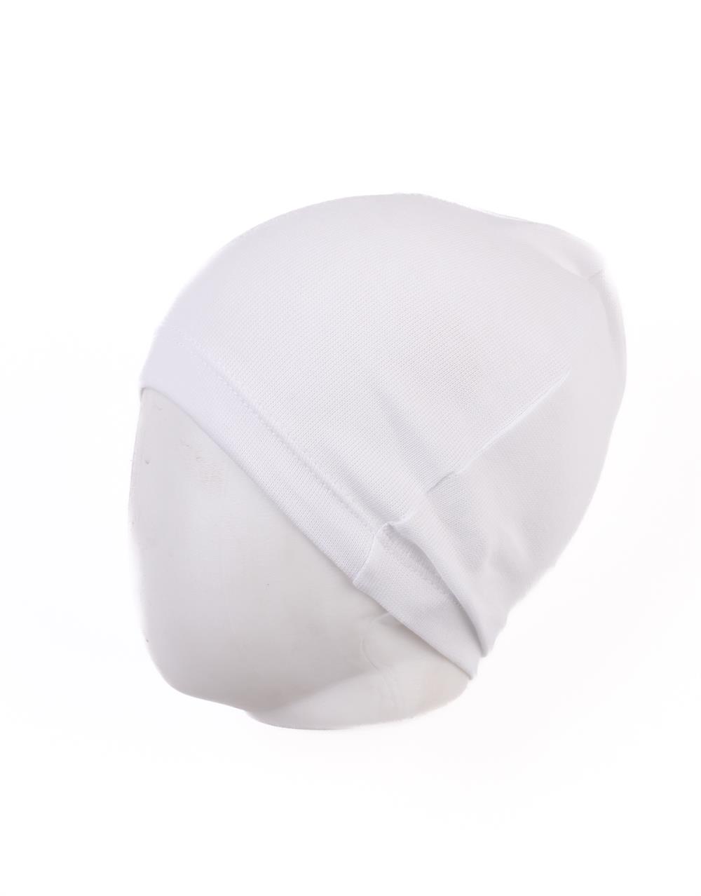 Beyaz 12-24 Ay Bebek Çocuk Mevsimlik Penye Şapka  Bere