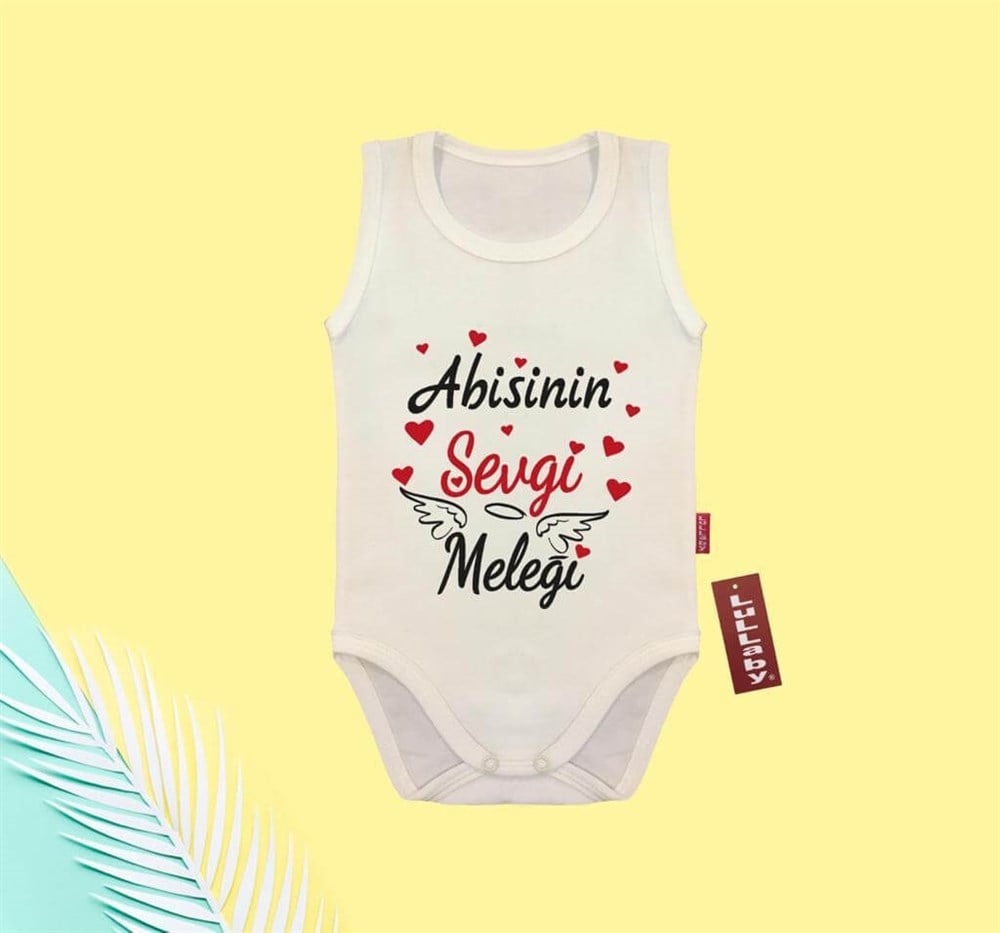 Abisinin Meleği Baskılı Çıtçıtlı Atlet Badi