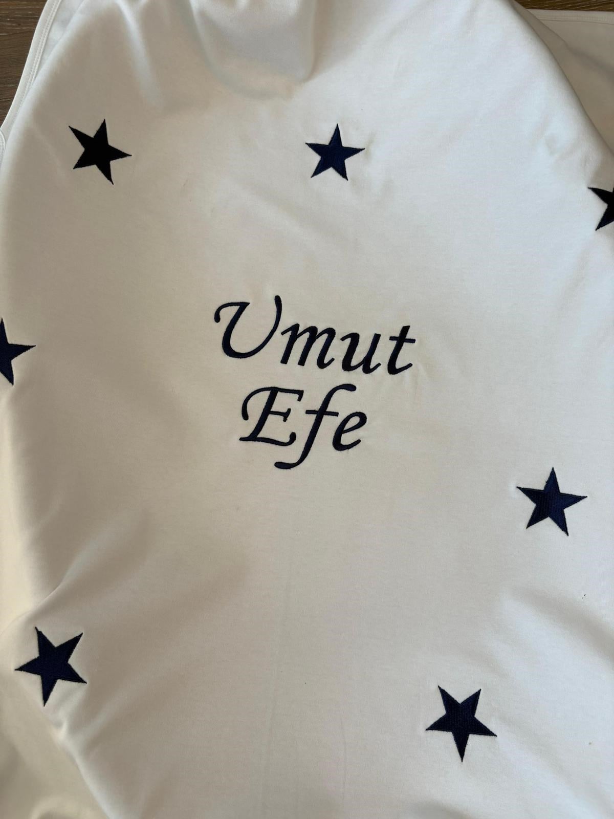 Özel Nakışlı Bebe Yaka 4'lü Yenidoğan Seti