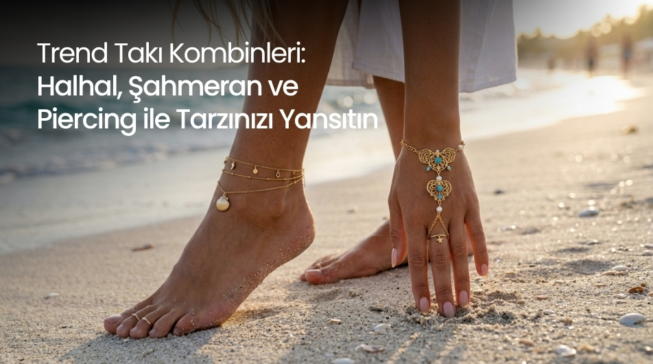 Trend Takı Kombinleri: Halhal,Şahmeran ve Piercing ile Tarzınızı Yansıtın