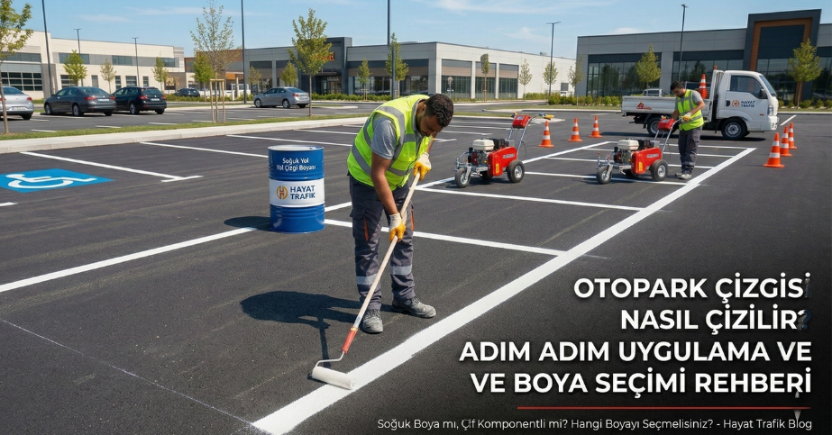 otopark çizgisi rulo ile uygulama rehberi ve boya seçimi Hayat Trafik