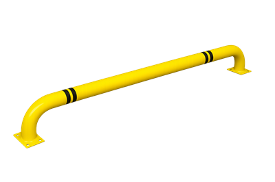 Şerit Ayırıcı Bariyer , Oto Park Araç Stoperi, Otopark Demiri Sarı 140 x 60 mm