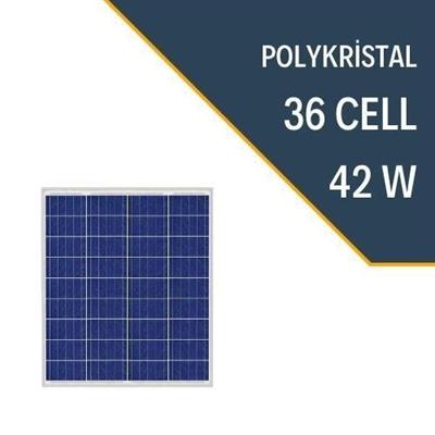 LEXRON 25W MONOKRİSTAL GÜNEŞ PANELİ