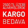 2500 TL Üzeri Kargo Bedava