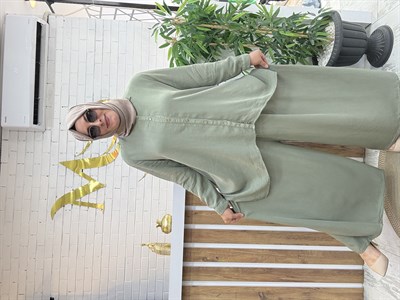 ASİMETRİK TENSEL PANTOLONLU OSAKA TAKIM
