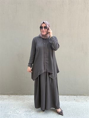 ASİMETRİK TENSEL PANTOLONLU OSAKA TAKIM