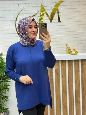 KOLU DÜĞMELİ MERSERİZE TUNİK