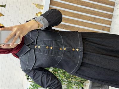 LIKRALI ETEKLİ KOT TAKIM