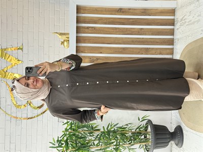 ÖZEL TASARIM PAMUKLU POPLİN TUNİK