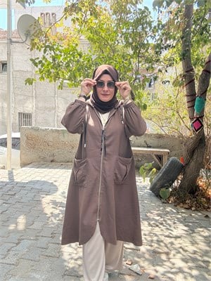 PAMUKLU GABARDİN GİY ÇIK KAP