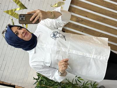 PAMUKLU OVERSIZE GÖMLEK