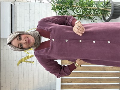 Ribana detaylı kupra tensel kap
