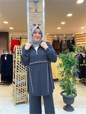 SPOR ŞIK KAPÜŞONLU TAKIM