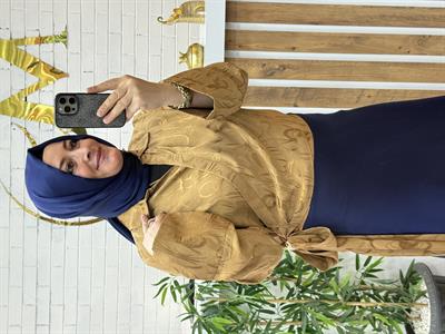 YANDAN BAĞLAMALI SATEN BLUZ