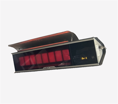 Mira MRC 16S LCD Camlı Seramik Radyant Isıtıcı, Doğalgazlı, 16kw, 3 Kademeli