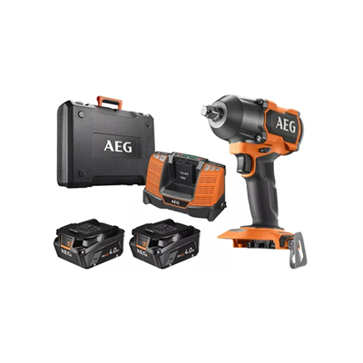 AEG BSS 18MTF12BL-402C 1/2 Akülü Darbeli Somun Sıkma Ve Sökme Makinesi 785Nm 18V 4Ah
