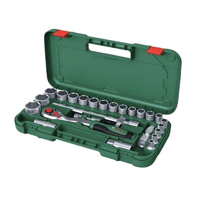 BOSCH 1600A02Z9F 1/2 Altı Köşe Lokma Takımı 25 Parça