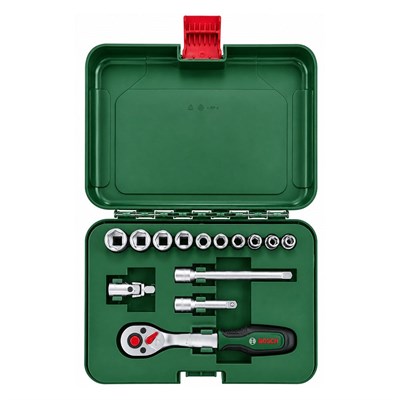 BOSCH 1600A02BY0 1/4 Altı Köşe Lokma Takımı 14 Parça