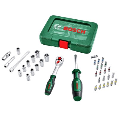 BOSCH 1/4 Altı Köşe Lokma Takımı 37 Parça