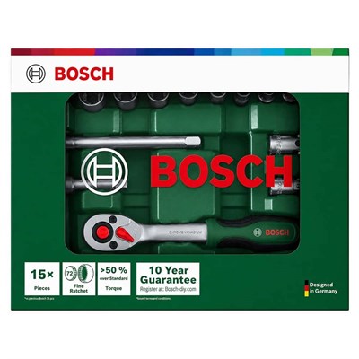 BOSCH 1600A03EG1 1/4 Lokma Seti 15 Parça