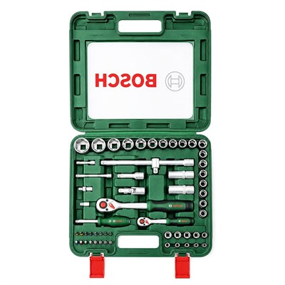 BOSCH 1/4 Ve 1/2 Altı Köşe Lokma Takımı 60 Parça