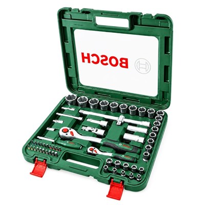 BOSCH 1/4 Ve 1/2 Altı Köşe Lokma Takımı 60 Parça