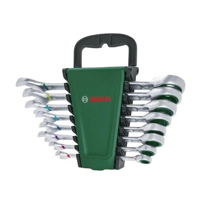 BOSCH 1600A027PS Cırcır Kombine Anahtar Takımı 8 Parça