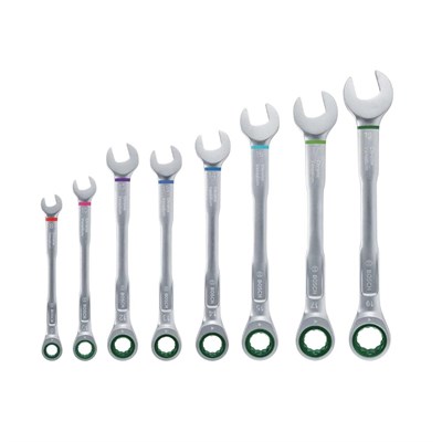 BOSCH Cırcır Kombine Anahtar Takımı 8 Parça