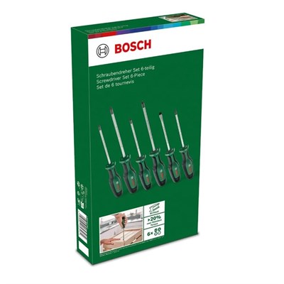 BOSCH Düz Yıldız Ve Torx Uçlu Tornavida Takımı 6 Parça