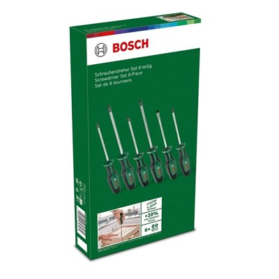 BOSCH 1600A027PM Düz Yıldız ve Torx Uçlu Tornavida Takımı 6 Parça