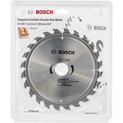 BOSCH 2608644376 Ecow 24 Diş Daire Testere Bıçağı 190 x 30 mm