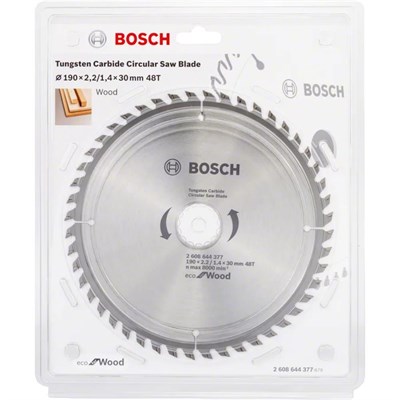 BOSCH 2608644377 Ecow 48 Diş Daire Testere Bıçağı 190 x 30 mm