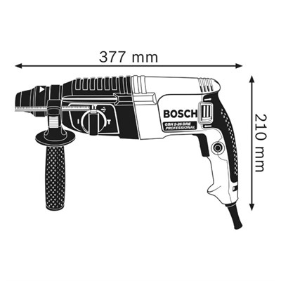 BOSCH 611253703 GBH 2-26 Dre Pnömatik Kırıcı Delici Matkap SDS Plus 800W