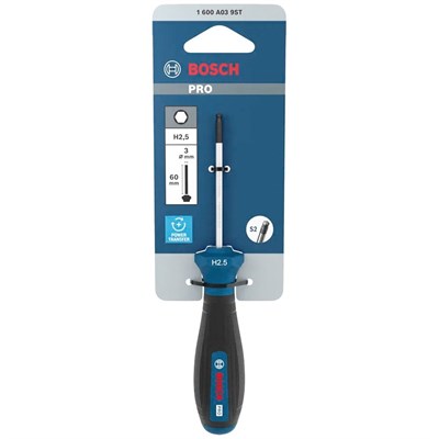 BOSCH 1600A039ST H2.5 Allen Uçlu Tornavida 60 mm