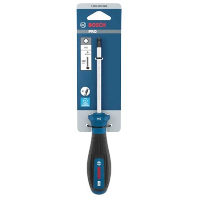 BOSCH 1600A039SW H5 Allen Uçlu Tornavida 100 mm