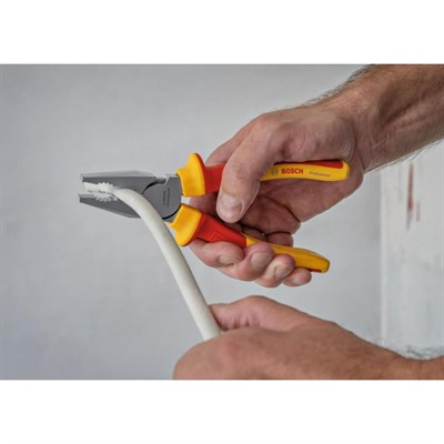 BOSCH 1600A02NG0 Pense Seti VDE - Yan Keski, Kombine Pense, Kargaburun 3 Parça