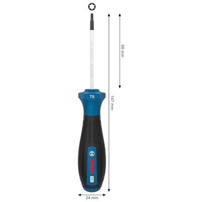 BOSCH 1600A039S7 T8 Torx Uçlu Tornavida 60 mm