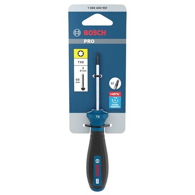 BOSCH 1600A039S7 T8 Torx Uçlu Tornavida 60 mm